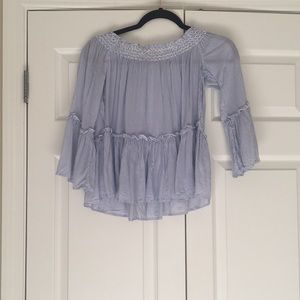 AE short peplum top